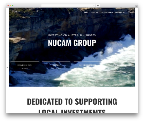 Layers WordPress theme design - nucamgroup.com