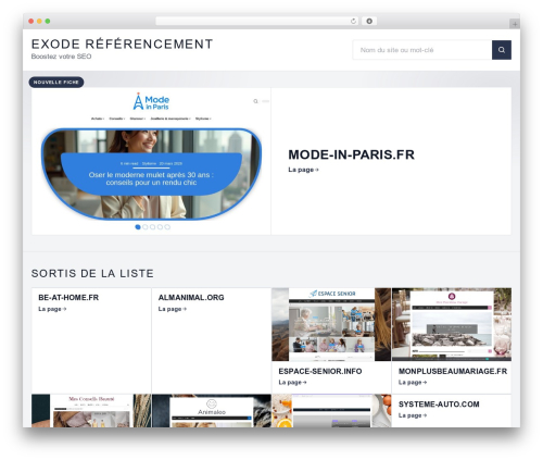 Maxwell WordPress theme - exode-referencement.fr Maxwell WordPress theme - exode-referencement.fr