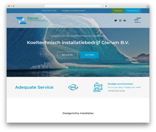 Searacon Custom Theme WordPress theme - glerumkoeltechniek.nl