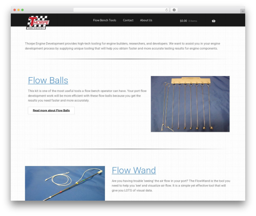 Storefront WordPress theme - thorpedev.com