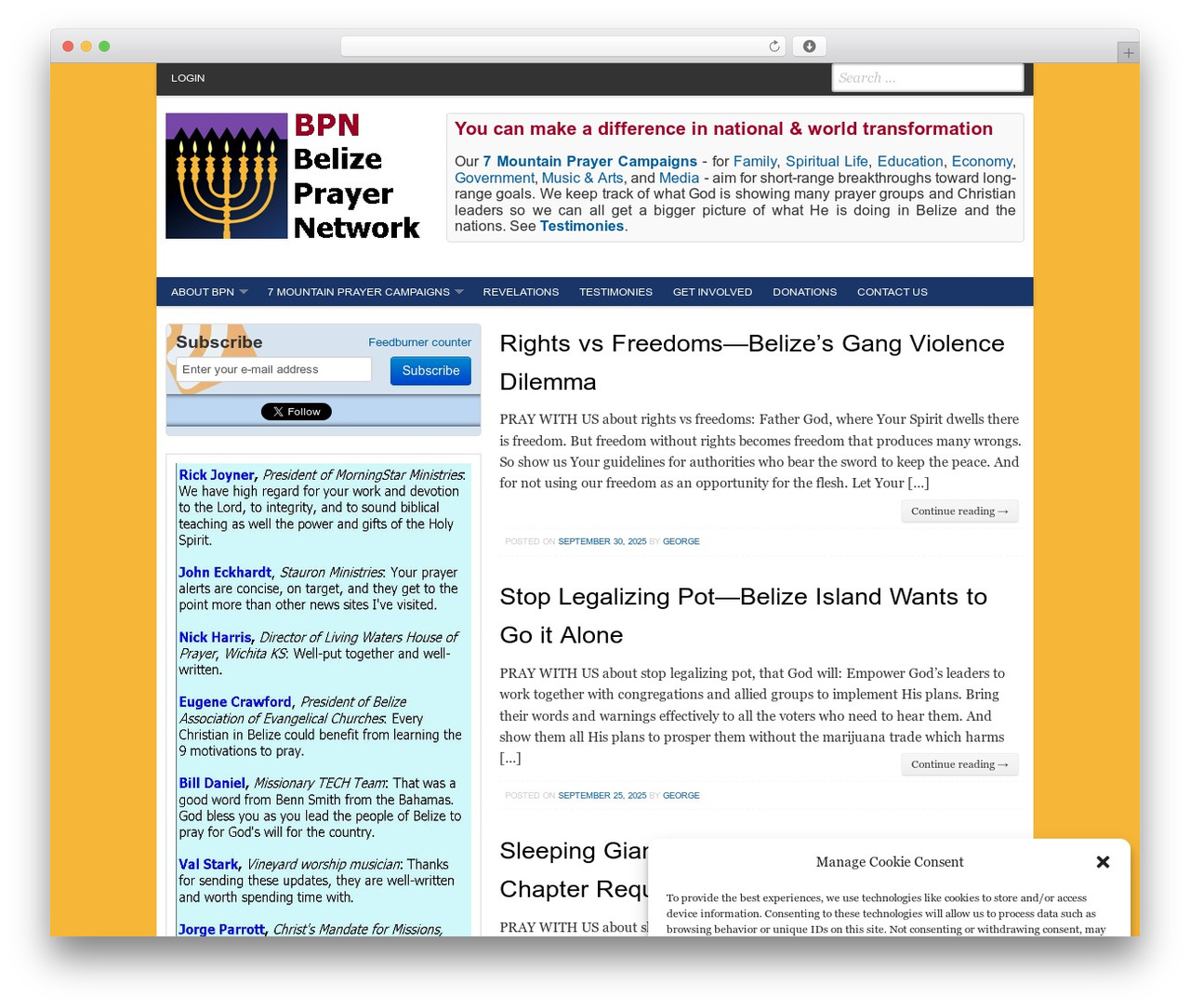 Swift Basic WP theme - belizeprayernetwork.com Swift Basic WP theme - belizeprayernetwork.com