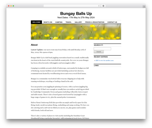 WordPress template Coraline - bungayballsup.com