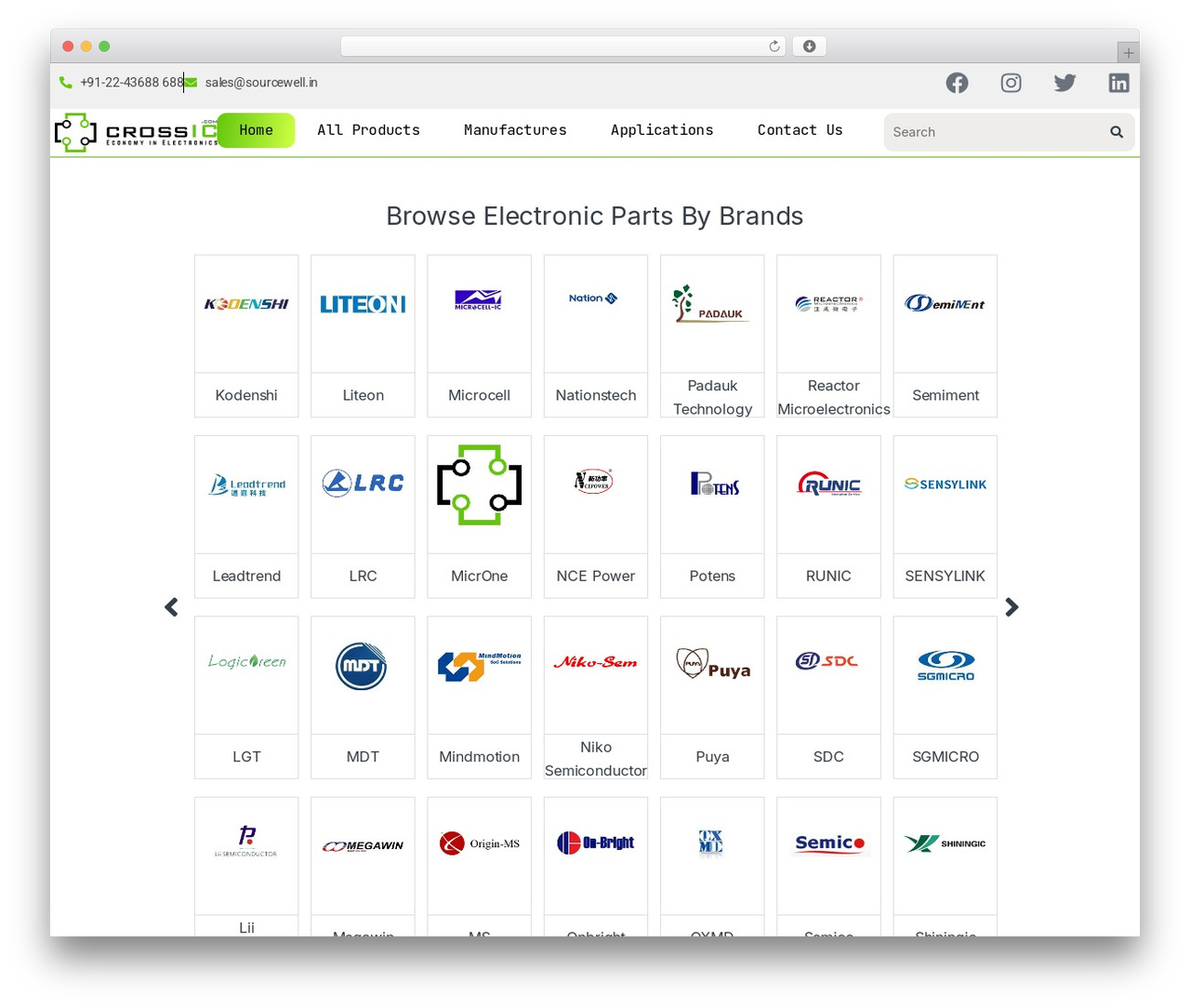 WordPress theme Electro - crossic.com