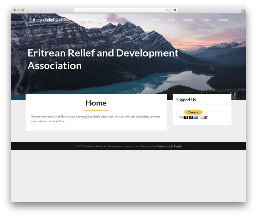 WordPress theme Adaptable Notes - eritreanaid.org