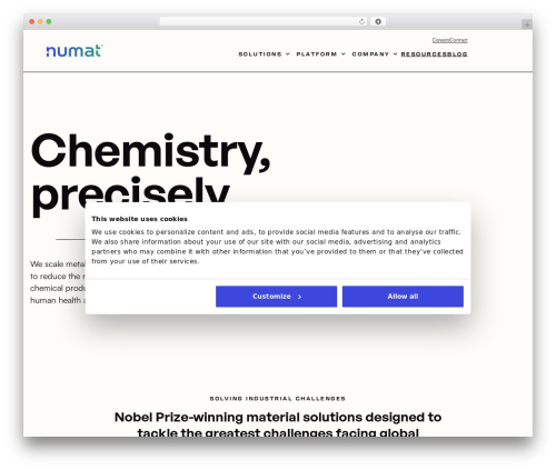 WordPress theme ICS Theme - numat.com