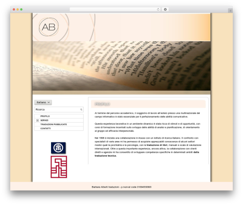 WordPress theme Slated - barbara-alberti.it