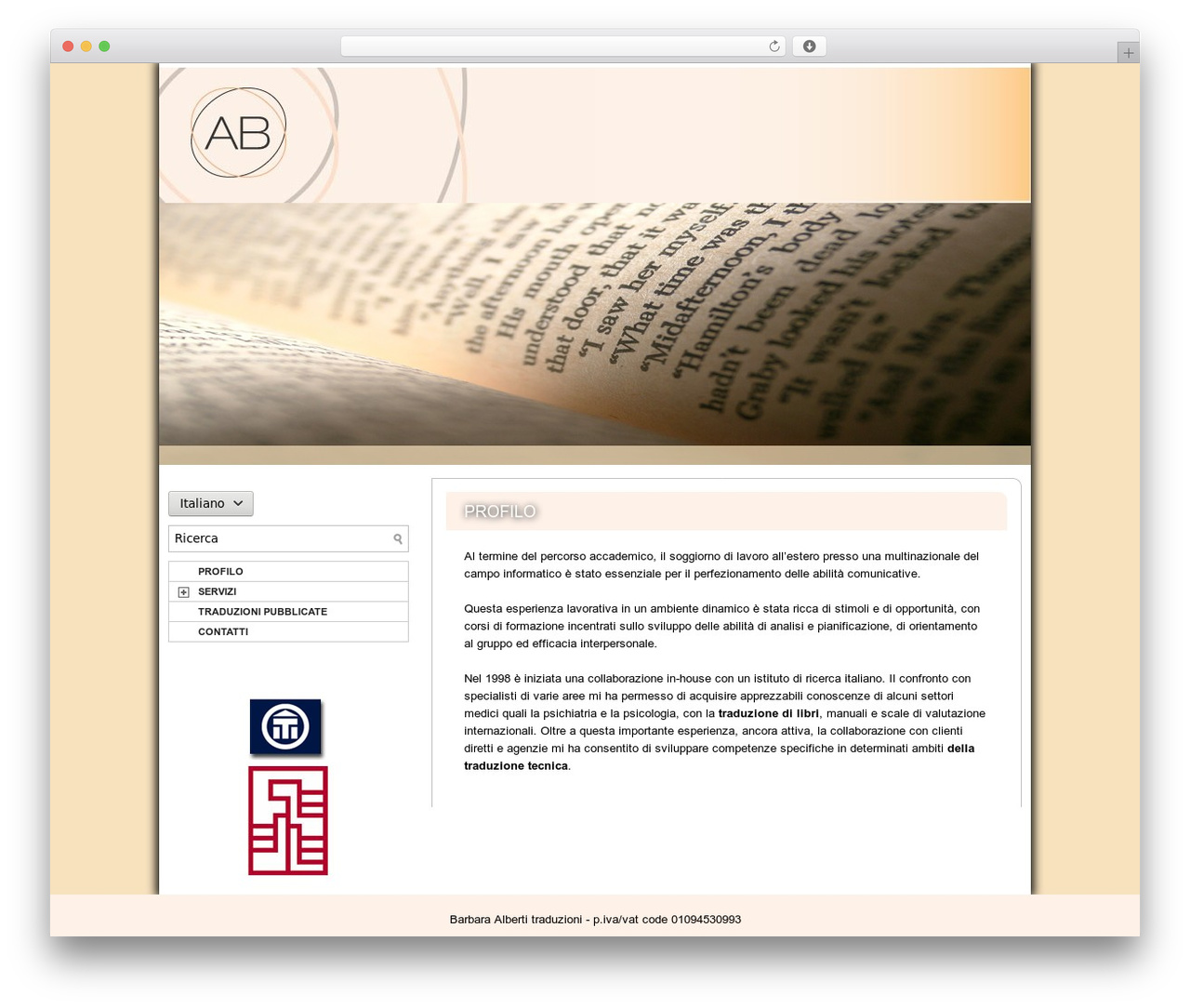 WordPress theme Slated - barbara-alberti.it