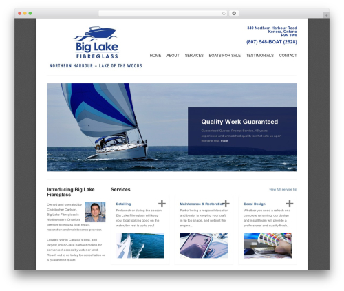 WP theme Solid WP - biglakefibreglass.com