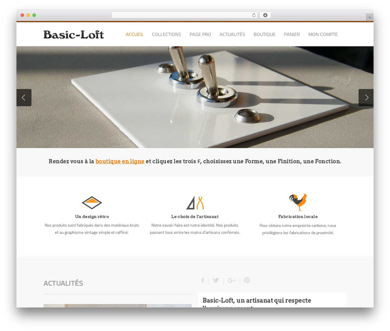 BasicLoft WordPress theme - basic-loft.com