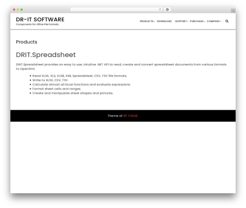 Codify WordPress theme - dritsoftware.com Codify WordPress theme - dritsoftware.com