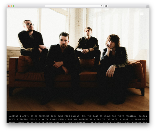 Croma music WordPress plugin - waiting4april.com