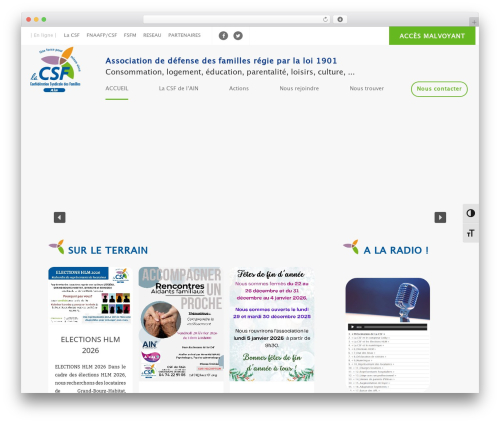csf WordPress theme - lacsf01.org