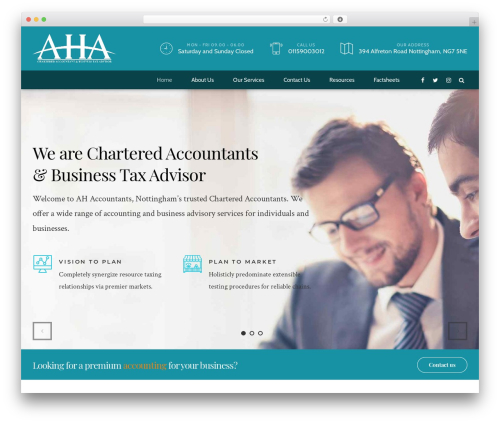 Finance WordPress plugin - ahaccountants.com