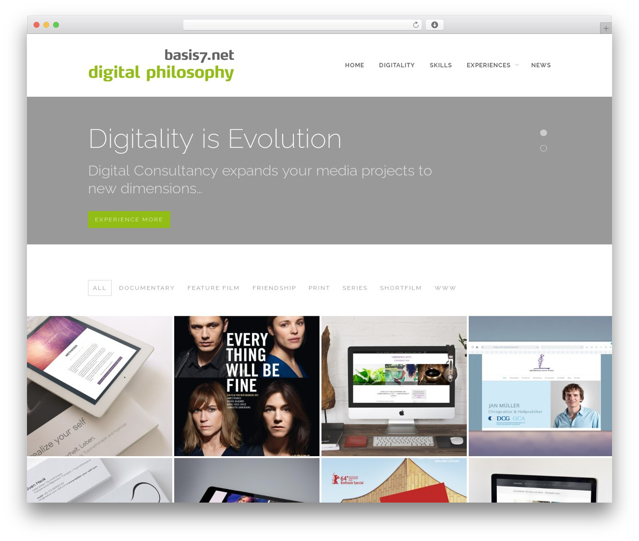 GridStack WordPress theme - basis7.net