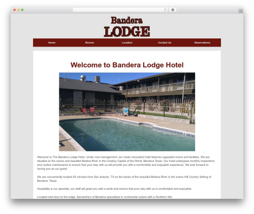 Responsive Pro WordPress page theme - banderatxhotel.com