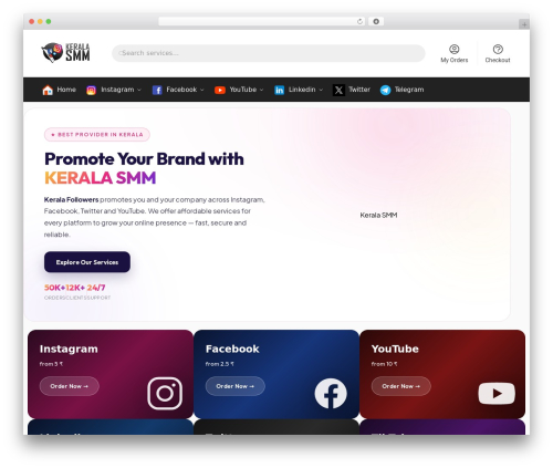 Customize my account for woocommerce WordPress plugin - keralasmm.com