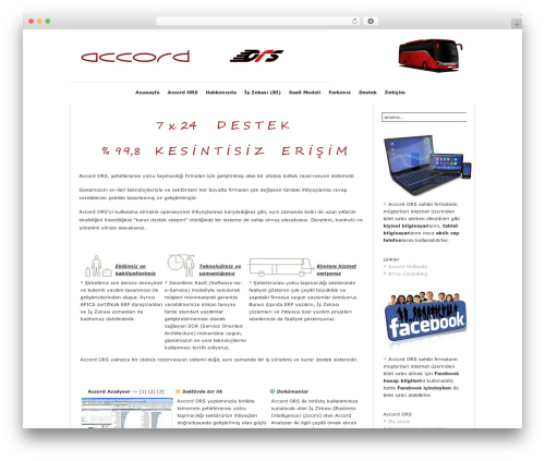 SubtleFlux WordPress theme - accordors.com