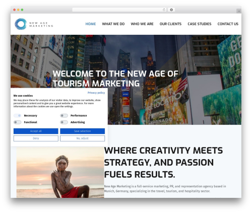 TechBiz WordPress theme - newage-marketing.com