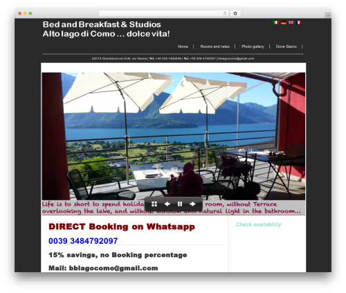 WordPress Default theme WordPress - bedandbreakfastlagodicomo.com