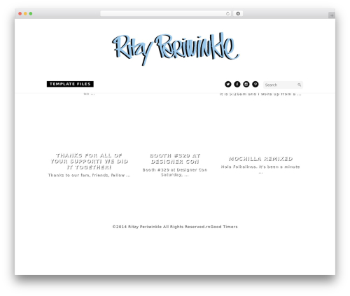 WordPress theme Responsive Portfolio WordPress Theme - blog.ritzyperiwinkle.com