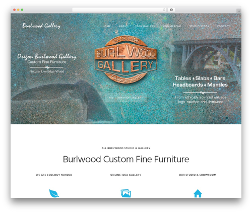 WordPress theme Genesis - oregonburlwood.com
