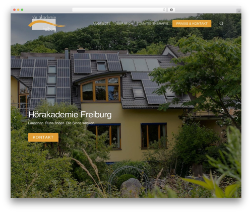 WordPress theme Salient - hoerakademie.de