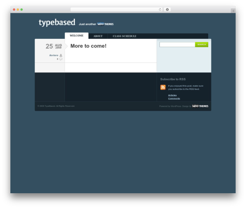 WordPress theme Typebased - barbaramacmillan.com
