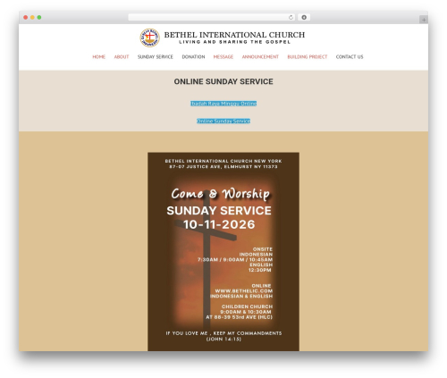 Accesspress Parallax Pro theme WordPress - bethelic.com