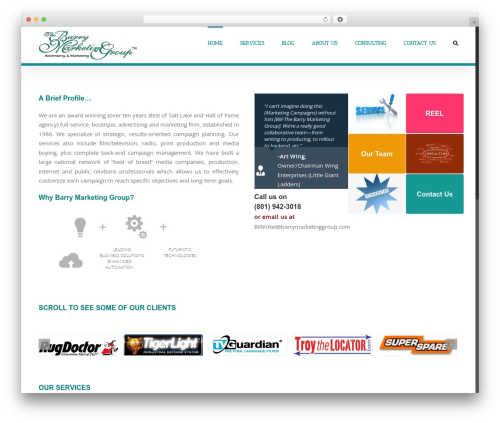 barry WordPress theme - barrymarketinggroup.com