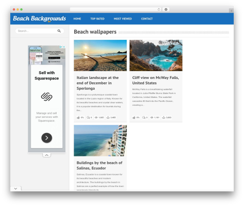 Yoast SEO Premium WordPress plugin - beach-backgrounds.com