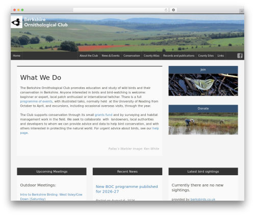 boc WordPress theme - berksoc.org.uk