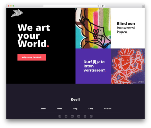 Kvell core WordPress plugin - blindboxedart.nl