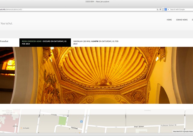 New Jerusalem WordPress Theme For Synagogue theme WordPress by Virtuti