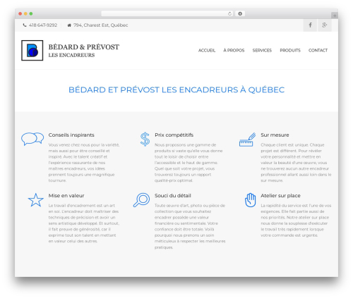 New Project WordPress theme - bedardetprevost.com