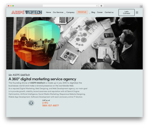 Outgrid WordPress theme - asepswebtech.com