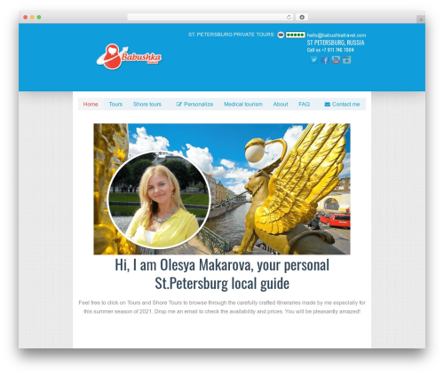 Bootstrap icons WordPress plugin - babushkatravel.com