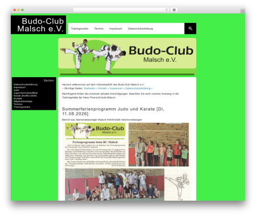 Theme WordPress Corner - bc-malsch.de
