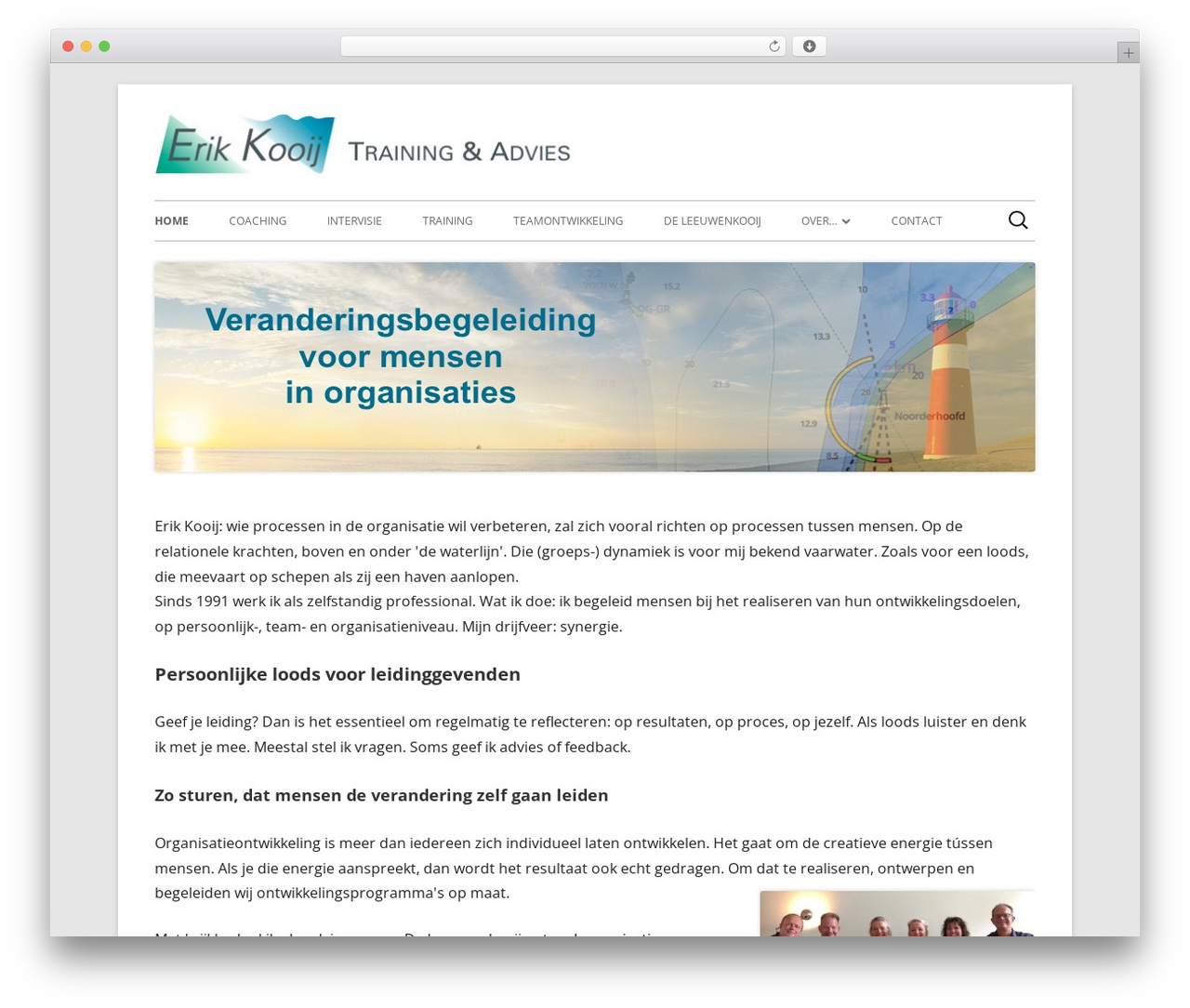 Tiny Framework WordPress theme - erikkooij.nl