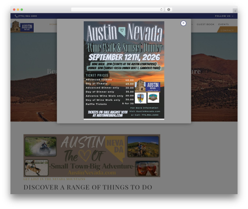 WordPress theme Beacon Theme - austinnevada.com