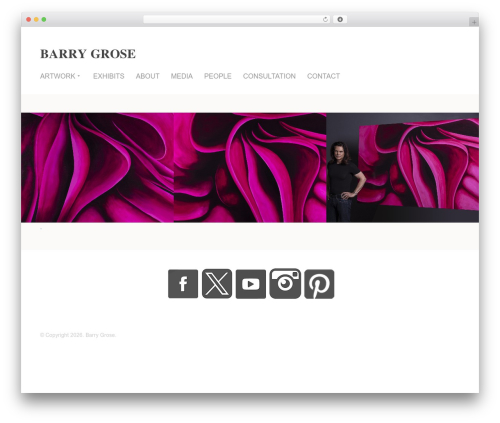 WordPress theme Bindery - barrygrose.com