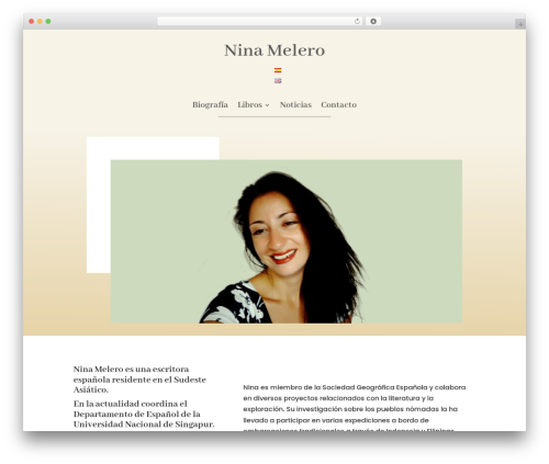 WordPress theme Divi - ninamelero.com