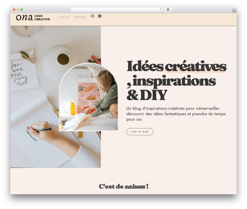 WordPress theme Hello Elementor - ona-creation.com