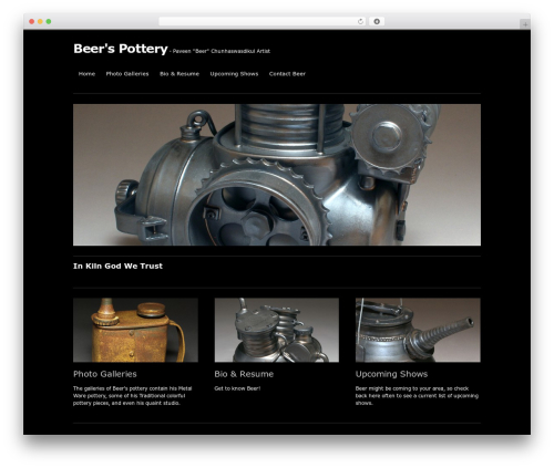 WordPress theme Hero - beers-pottery.com