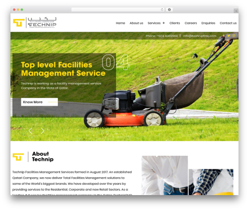 WordPress theme Netstger Creative Suite - technipfmq.com