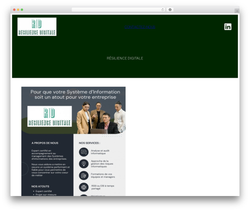 Ambitio WP theme - resilience-digitale.com