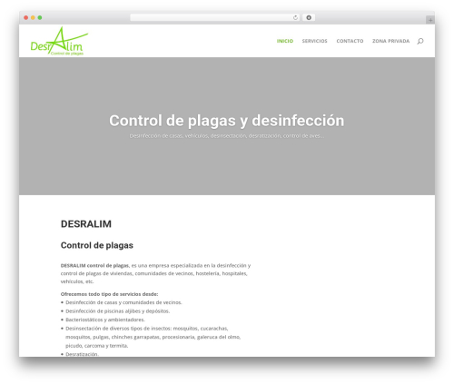 Divi WordPress theme - desralim.com