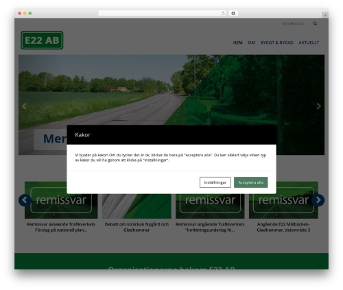 E22 WordPress theme - e22.eu