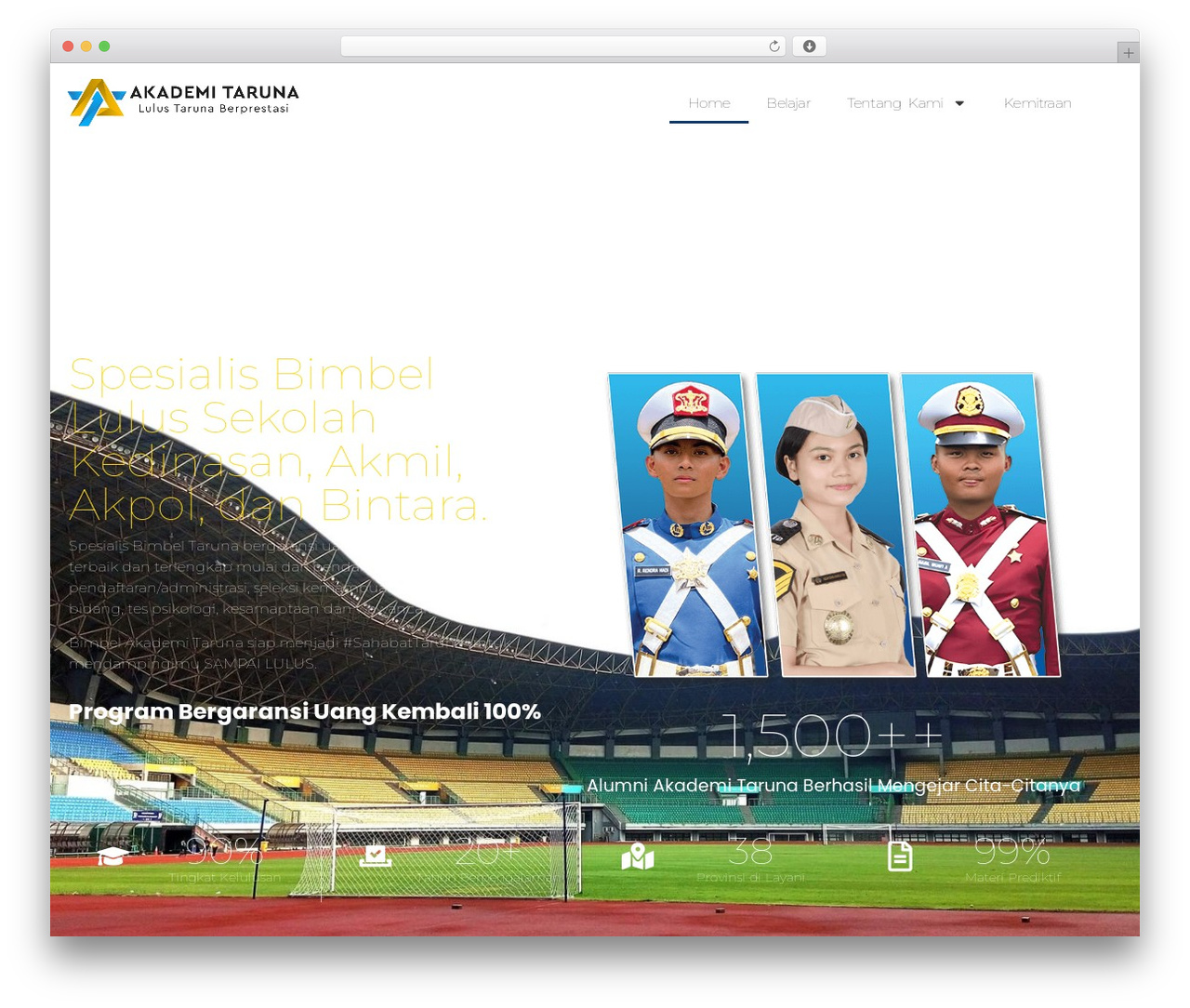 Hello Elementor WordPress theme - akademitaruna.com