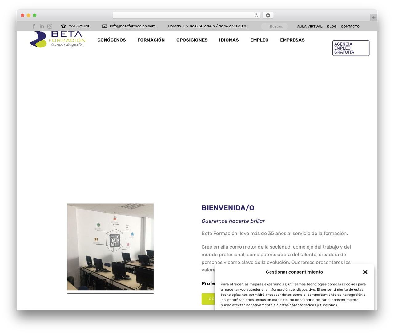 Jupiter WordPress website theme - betaformacion.com Jupiter WordPress website theme - betaformacion.com