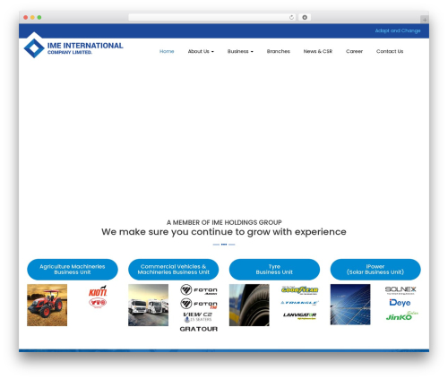 Netscriperwp WordPress theme - www.imeinternational.com.mm
